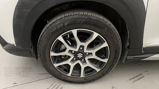 Used 2023 Maruti Suzuki XL6 Alpha Plus MT Petrol Petrol Manual tyres LEFT FRONT TYRE RIM VIEW