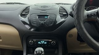 Used 2015 Ford Figo Aspire Titanium 1.2 Ti-VCT Petrol Manual interior MUSIC SYSTEM & AC CONTROL VIEW