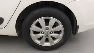 Used 2014 Hyundai Xcent S 1.2 (O) Petrol Manual tyres LEFT REAR TYRE RIM VIEW