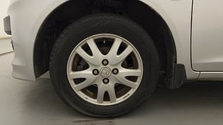 Used 2014 Honda Brio V MT Petrol Manual tyres LEFT FRONT TYRE RIM VIEW