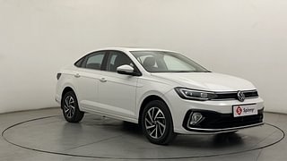 Used 2022 Volkswagen Virtus Topline 1.0 TSI MT Petrol Manual exterior RIGHT FRONT CORNER VIEW