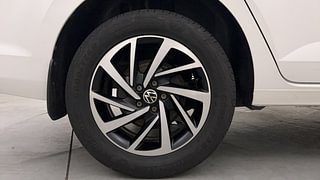 Used 2022 Volkswagen Virtus Topline 1.0 TSI MT Petrol Manual tyres RIGHT REAR TYRE RIM VIEW