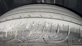 Used 2022 Volkswagen Virtus Topline 1.0 TSI MT Petrol Manual tyres LEFT REAR TYRE TREAD VIEW