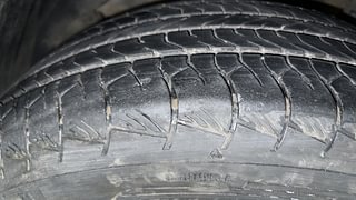 Used 2021 MG Motors Hector Plus Sharp 1.5 DCT Petrol Petrol Automatic tyres LEFT FRONT TYRE TREAD VIEW