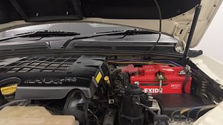 Used 2018 Mahindra Scorpio S7 140 2WD 7 STR Diesel Manual engine ENGINE LEFT SIDE HINGE & APRON VIEW