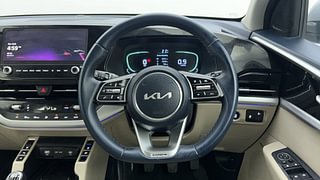 Used 2022 Kia Carens Luxury Plus 1.4 Petrol 7 STR Petrol Manual interior STEERING VIEW