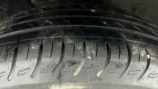 Used 2022 Kia Carens Luxury Plus 1.4 Petrol 7 STR Petrol Manual tyres LEFT FRONT TYRE TREAD VIEW