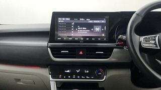Used 2023 Kia Seltos HTX G Petrol Manual interior MUSIC SYSTEM & AC CONTROL VIEW