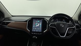 Used 2021 MG Motors Hector Plus Sharp 1.5 DCT Petrol Petrol Automatic interior DASHBOARD VIEW