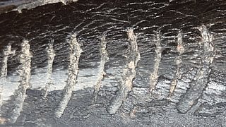 Used 2021 Maruti Suzuki S-Presso VXi Petrol Manual tyres LEFT FRONT TYRE TREAD VIEW