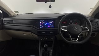 Used 2023 Volkswagen Virtus Comfortline 1.0 TSI MT Petrol Manual interior DASHBOARD VIEW