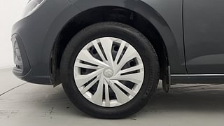 Used 2023 Volkswagen Virtus Comfortline 1.0 TSI MT Petrol Manual tyres LEFT FRONT TYRE RIM VIEW