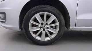 Used 2016 volkswagen Vento 1.2L Highline Petrol AT Petrol Automatic tyres LEFT FRONT TYRE RIM VIEW