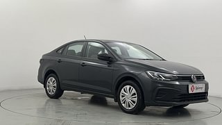 Used 2023 Volkswagen Virtus Comfortline 1.0 TSI MT Petrol Manual exterior RIGHT FRONT CORNER VIEW