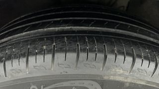 Used 2022 Mahindra XUV700 AX 5 Petrol MT 5 STR Petrol Manual tyres LEFT FRONT TYRE TREAD VIEW