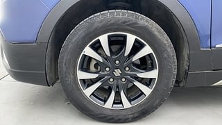 Used 2021 Maruti Suzuki S-Cross Zeta Petrol Manual tyres LEFT FRONT TYRE RIM VIEW