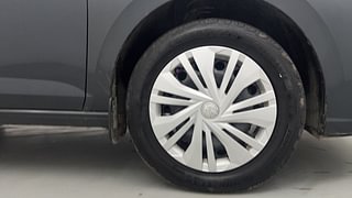 Used 2023 Volkswagen Virtus Comfortline 1.0 TSI MT Petrol Manual tyres RIGHT FRONT TYRE RIM VIEW