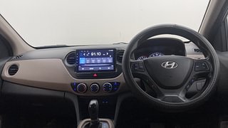 Used 2014 Hyundai Grand i10 Asta AT 1.2 Kappa VTVT Petrol Automatic interior DASHBOARD VIEW