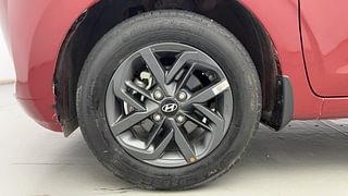 Used 2022 Hyundai Grand i10 Nios Sportz 1.2 Kappa VTVT Petrol Manual tyres LEFT FRONT TYRE RIM VIEW