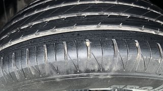 Used 2021 maruti-suzuki Vitara Brezza ZXi Plus Petrol Manual tyres LEFT FRONT TYRE TREAD VIEW