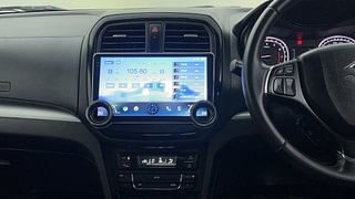 Used 2021 maruti-suzuki Vitara Brezza ZXi Plus Petrol Manual interior MUSIC SYSTEM & AC CONTROL VIEW