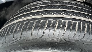 Used 2023 Volkswagen Virtus Comfortline 1.0 TSI MT Petrol Manual tyres LEFT FRONT TYRE TREAD VIEW