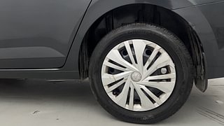 Used 2023 Volkswagen Virtus Comfortline 1.0 TSI MT Petrol Manual tyres LEFT REAR TYRE RIM VIEW