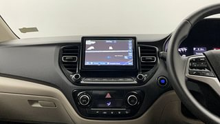 Used 2022 Hyundai Verna SX Opt IVT Petrol Petrol Automatic interior MUSIC SYSTEM & AC CONTROL VIEW