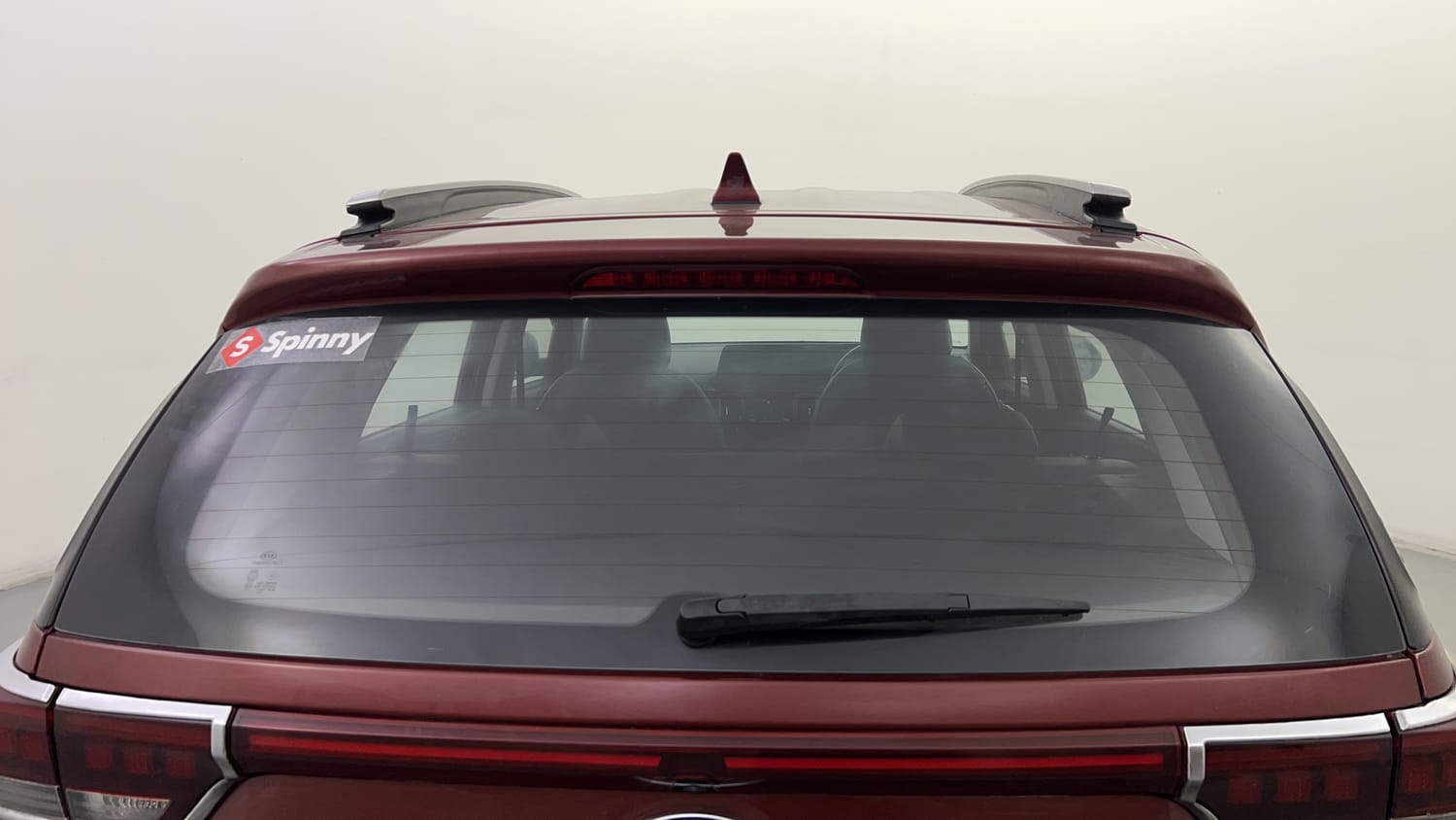 New Kia Sonet exterior BACK WINDSHIELD VIEW