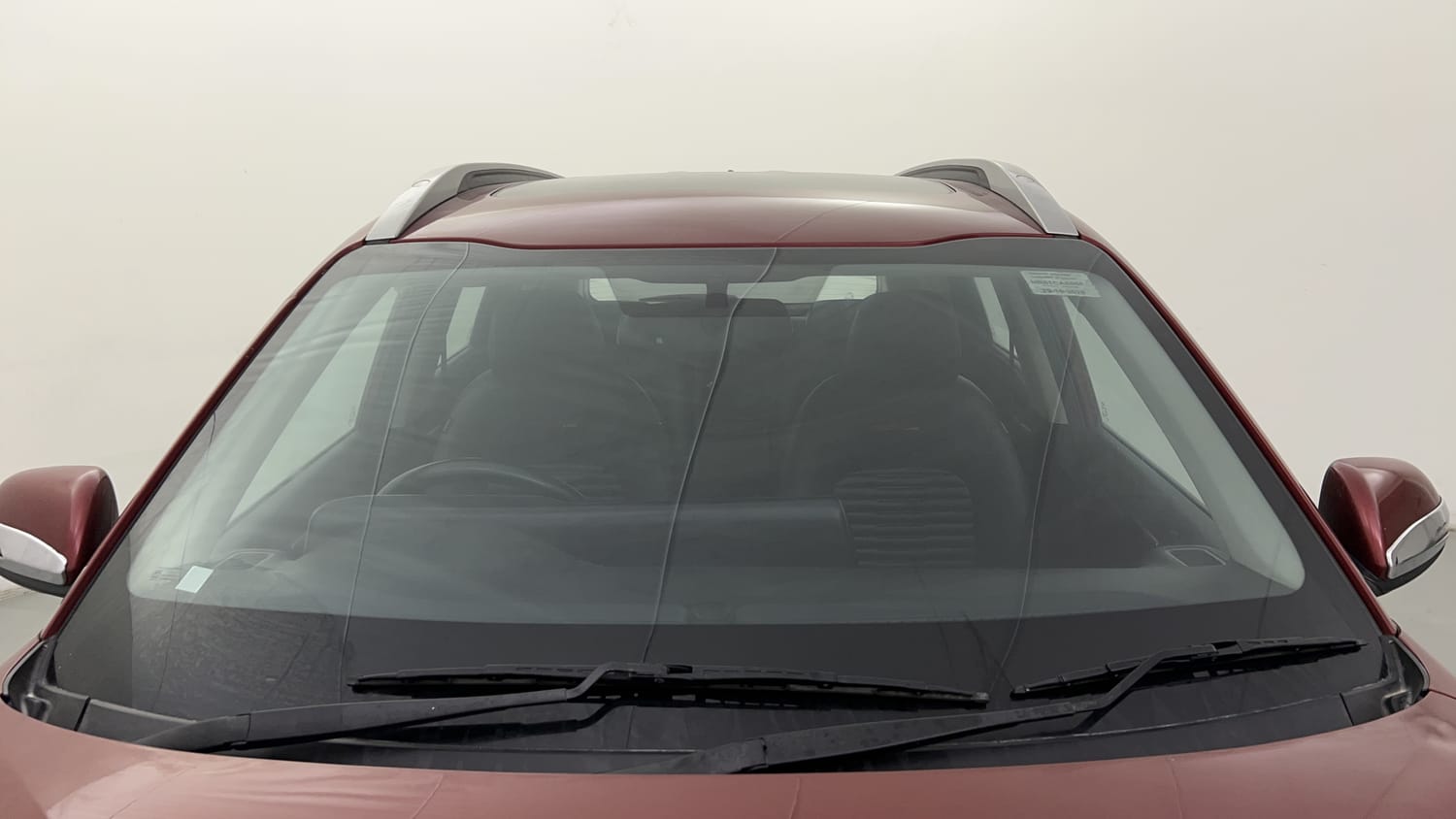 New Kia Sonet exterior FRONT WINDSHIELD VIEW