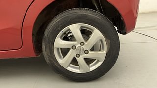 Used 2014 Maruti Suzuki Celerio ZXi Petrol Manual tyres LEFT REAR TYRE RIM VIEW