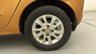 Used 2018 Tata Tiago [2016-2020] Revotron XZA AMT Petrol Automatic tyres LEFT REAR TYRE RIM VIEW