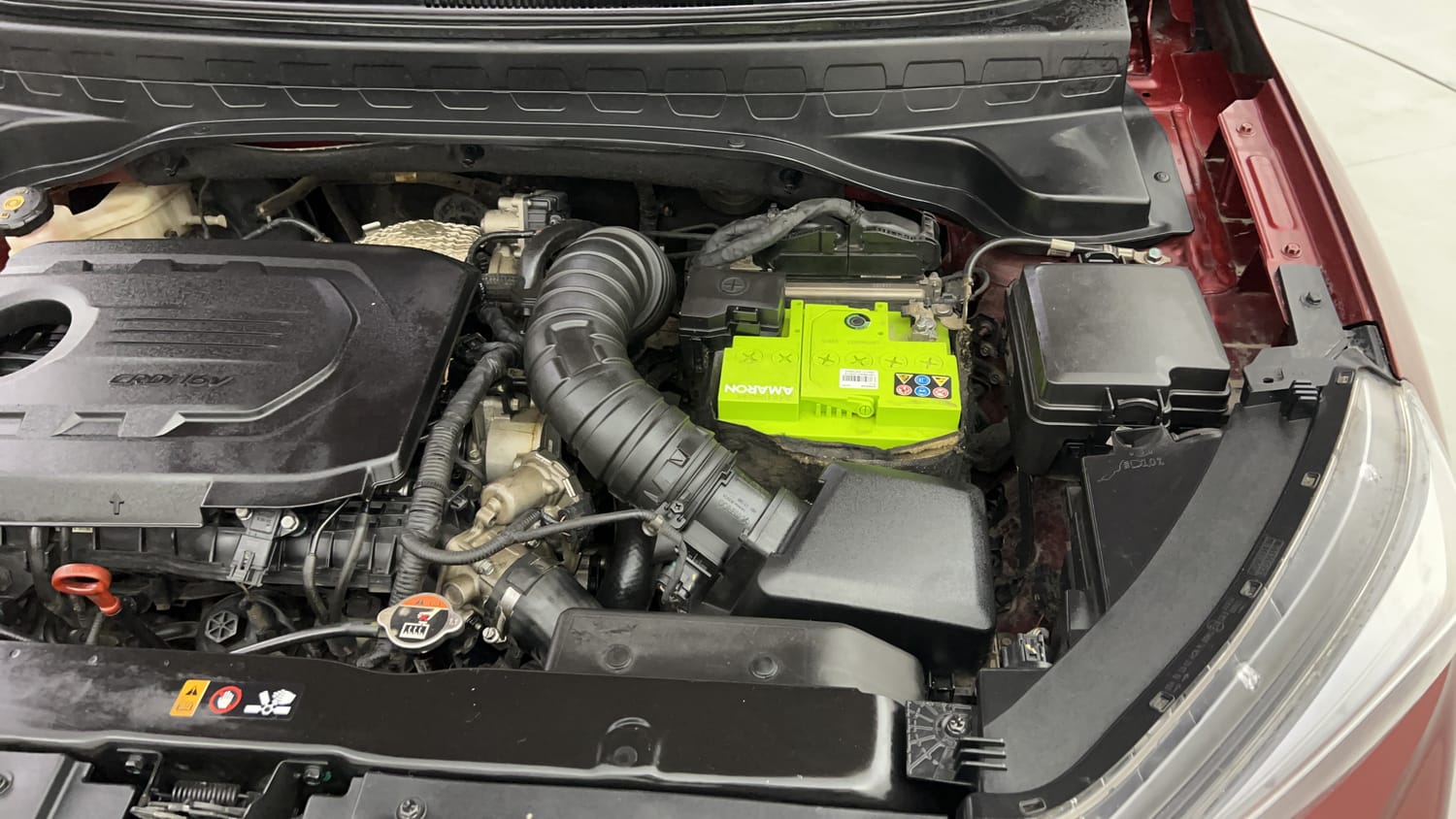 New Kia Sonet engine ENGINE LEFT SIDE VIEW