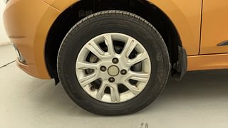 Used 2018 Tata Tiago [2016-2020] Revotron XZA AMT Petrol Automatic tyres LEFT FRONT TYRE RIM VIEW