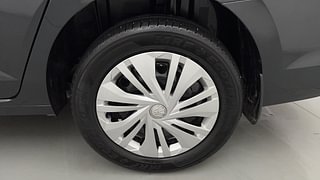 Used 2024 Volkswagen Virtus Comfortline 1.0 TSI MT Petrol Manual tyres LEFT REAR TYRE RIM VIEW