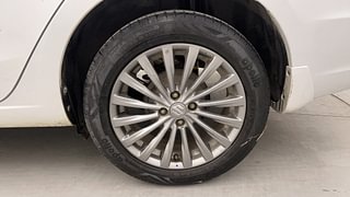 Used 2016 Maruti Suzuki Ciaz ZXi Petrol Manual tyres LEFT REAR TYRE RIM VIEW