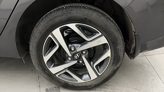 Used 2021 Hyundai Aura SX 1.2 Petrol Petrol Manual tyres LEFT REAR TYRE RIM VIEW