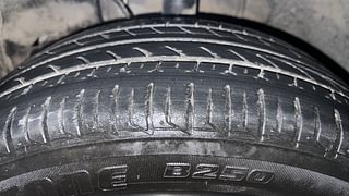 Used 2023 Tata Tigor Revotron XZ+ CNG Petrol+cng Manual tyres LEFT FRONT TYRE TREAD VIEW