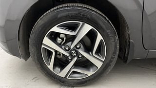 Used 2021 Hyundai Aura SX 1.2 Petrol Petrol Manual tyres LEFT FRONT TYRE RIM VIEW