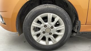 Used 2018 Tata Tiago [2016-2020] Revotron XZA AMT Petrol Automatic tyres LEFT FRONT TYRE RIM VIEW