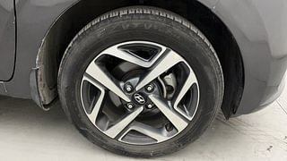 Used 2021 Hyundai Aura SX 1.2 Petrol Petrol Manual tyres RIGHT FRONT TYRE RIM VIEW