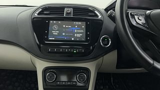 Used 2023 Tata Tigor Revotron XZ+ CNG Petrol+cng Manual interior MUSIC SYSTEM & AC CONTROL VIEW