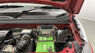 Used 2016 Mahindra KUV100 [2015-2017] K6+ 6 STR Petrol Manual engine ENGINE LEFT SIDE HINGE & APRON VIEW