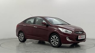 Used 2013 Hyundai Verna Fluidic 1.6 VTVT SX Opt AT Petrol Automatic exterior RIGHT FRONT CORNER VIEW