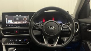 Used 2021 Kia Seltos GTX Plus DCT Dual Tone Petrol Automatic interior STEERING VIEW