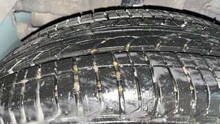 Used 2022 Tata Tigor Revotron XZ+ Petrol Manual tyres RIGHT REAR TYRE TREAD VIEW