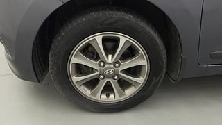 Used 2014 Hyundai Grand i10 Asta 1.2 Kappa VTVT (O) Petrol Manual tyres LEFT FRONT TYRE RIM VIEW