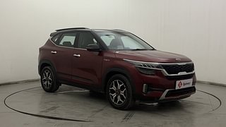 Used 2021 Kia Seltos GTX Plus DCT Dual Tone Petrol Automatic exterior RIGHT FRONT CORNER VIEW