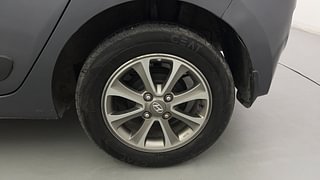 Used 2014 Hyundai Grand i10 Asta 1.2 Kappa VTVT (O) Petrol Manual tyres LEFT REAR TYRE RIM VIEW