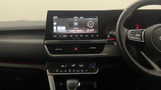 Used 2021 Kia Seltos GTX Plus DCT Dual Tone Petrol Automatic interior MUSIC SYSTEM & AC CONTROL VIEW